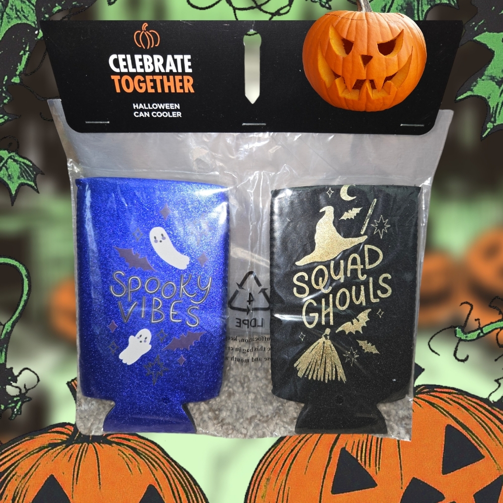 CELEBRATE Together Halloween Can Cooler Koozie